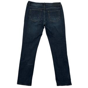Nickel & Iron Mens 38/32 NQI Slim Fit Casual Whiskered Dark Wash Denim Jeans